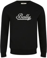 Bally - Script Logo Graphic Sweatshirt - Lyst
