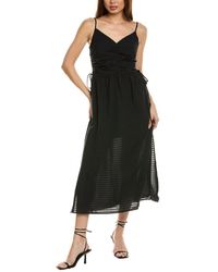 Nation Ltd - Peppa Ruched Linen-Blend Sundress - Lyst