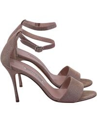 Manolo Blahnik - Tres Ankle Strap Sandal Heels - Lyst