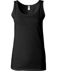 Gildan - Ladies Soft Style Tank Top Vest - Lyst
