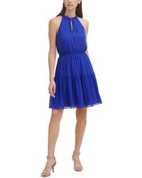 Vince Camuto - Tiered Mini Halter Dress - Lyst