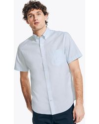 Nautica - Short-sleeve Oxford Shirt - Lyst