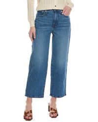 Madewell - The Perfect Vintage Cresslow Wash Wide Leg Crop Jean - Lyst