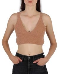 Nanushka - Ladies Zosia Cropped Knit Top - Lyst