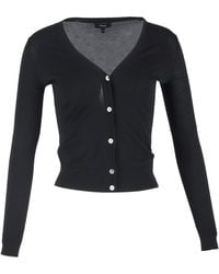 Theory - V-Neck Buttoned Cardigan - Lyst