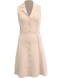 Sandro - Sandro Knitted Button-Down Mini Dress - Lyst