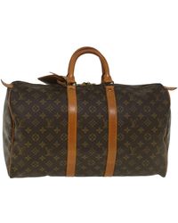 Louis Vuitton - Keepall 45 Canvas Travel Bag (pre-owned) - Lyst