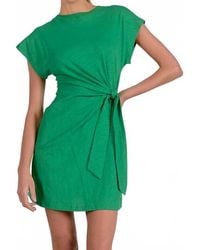 Elan - Side Tie Mini Dress - Lyst