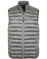 Fred Mello - Gray Polyester Vest - Lyst