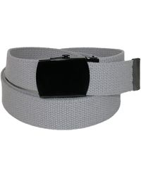 CTM - Fabric Big & Tall Adjustable Belt With Buckle - Lyst