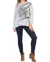 Jess & Jane - Chit Chat High Low Sweater Knit Dolman Top - Lyst