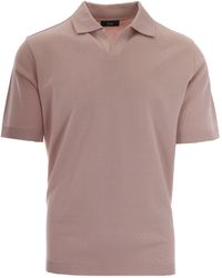Herno - Double-Layered Cotton Piquet Polo Shirt With Ribbed Detailing - Lyst