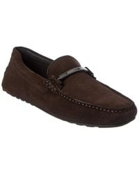 BOSS - Noel Suede Loafer - Lyst