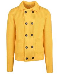 Kangra - Wool Double-Breasted Cardigan - Lyst