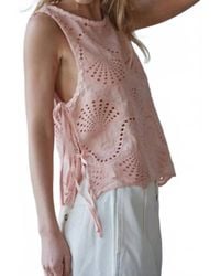 By Together - Lowen Eyelet Top - Lyst
