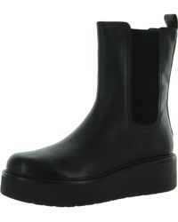 Vince - Brinton Leather Round Toe Chelsea Boots - Lyst