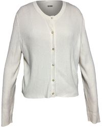 BOSS - Ribbed Cardigan - Lyst