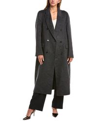 Reiss - Nrd Arla Wool-Blend Blindseam Coat - Lyst