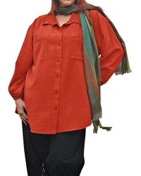 On The Plus Side - Long Sleeve Button Up Shirt - Lyst