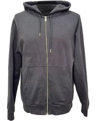 Sandro - Logo-Embroidered Zipped Hoodie - Lyst