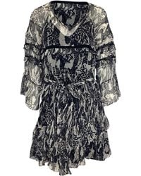 IRO - Clash Chiffon Ruffle Mini Dress - Lyst