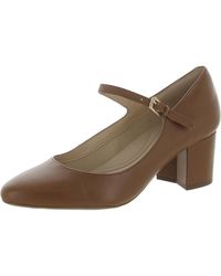 Easy Spirit - Cyra Leather Pointed Toe Mary Jane Heels - Lyst