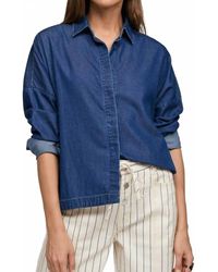Hinson Wu - Sophie Long Sleeve Denim Shirt - Lyst