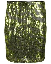 Gestuz - Sequined Polyester Mini Skirt - Lyst