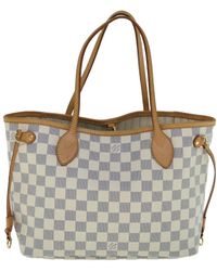 Louis Vuitton - Neverfull Pm Canvas Tote Bag (pre-owned) - Lyst