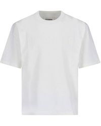 Jil Sander - Oversized Logo T-Shirt - Lyst
