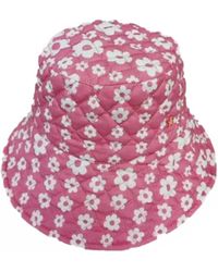 Jocelyn - Quilted Flower Bucket Hat - Lyst