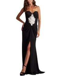 Tadashi Shoji - Sirota Center-Front Ruffle Gown - Lyst