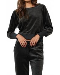 Bobi - Puff Long Sleeve Raglan Pullover Top - Lyst