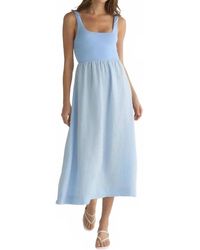 Bella Dahl - Sleeveless Knit Combo Dress - Lyst