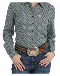 Cinch - Button Down Printed Shirt - Lyst