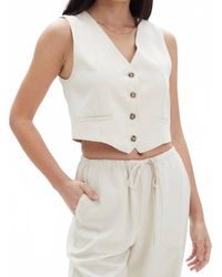 Chrldr - Trixie Button Up Vest - Lyst