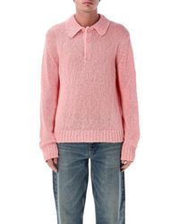 sunflower - Polo Misto Cotone Lino Regular Sweater - Lyst
