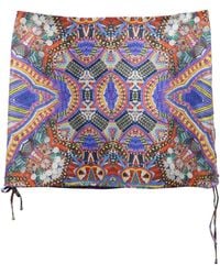 CAMILLA - Geometric Print Mini Skirt - Lyst