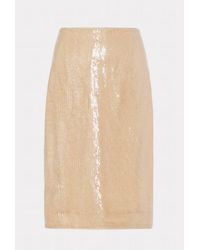 MILLY - Adley Sequin Skirt - Lyst