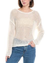 Bella Dahl - Relaxed Open Knit Sweater - Lyst