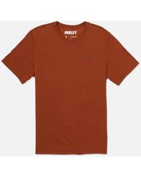 Hurley - Explore Icon T-Shirt Royal Ember Upf 50+ Crew Neck Pullover Ddr013 - Lyst