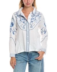 Johnny Was - Western Linen Jacket - Lyst
