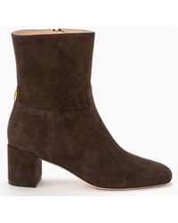 Bally - Daily Emblem Otavine Suede Boots, Brand Size 36 Us - Lyst