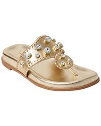 Jack Rogers - Jacks Sport Jeweled Leather Sandal - Lyst