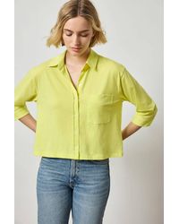 Lilla P - Easy Button Down Tee - Lyst