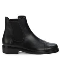 Stuart Weitzman - Gobi Chelsea Boots Leather Cap Toe Ankle Jobb1016 - Lyst