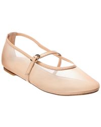 Stuart Weitzman - Bareitall Mesh & Leather Mary Jane - Lyst