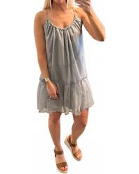 Wishlist - Chiffon Racerback Mini Dress - Lyst