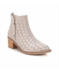 Xti - Suede Ankle Booties - Lyst
