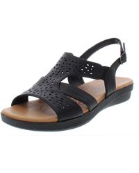 Easy Street - Bolt Open-toe Padded Insole Slingback Sandals - Lyst